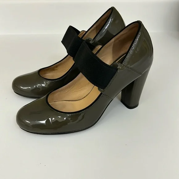 Cole Haan Chunky Heel Mary Jane Pumps Size 7 - Picture 1 of 7